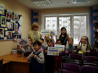 В библиотеке